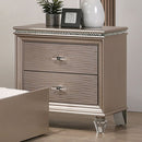 Allie Rose Gold Nightstand
