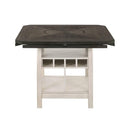 Conner Chalk & Gray Counter Height Set - Ornate Home