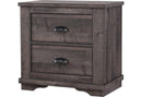Coralee Gray Nightstand - Ornate Home