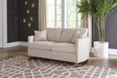 Corliss - Beige - Stationary Loveseat - Ornate Home