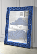 Dante - Blue Velvet - Floor Mirror - Ornate Home
