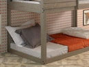 Darlene - Rustic Gray - Twin/Twin Bunk Bed - Ornate Home