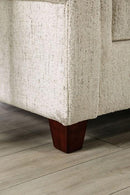 Delgada - Beige - Stationary Sofa & Loveseat - 2pc - Ornate Home