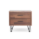 Deoss - Walnut - Nightstand/Accent Table - Ornate Home