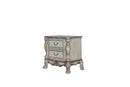 Dresden Vintage Bone White Nightstand - Ornate Home