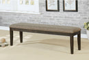 Faulk Espresso & Warm Gray Bench
