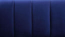Eivor Sofa Navy Blue w/ Gold Legs - Ornate Home