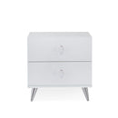 Elms - White - Nightstand/Accent Table - Ornate Home