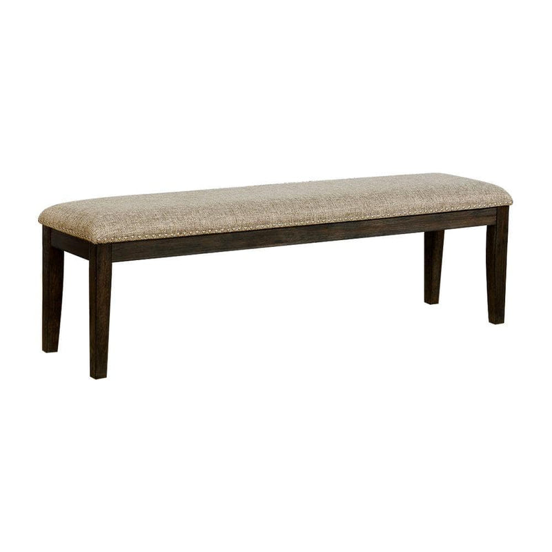 Faulk Espresso & Warm Gray Bench