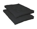 Black Deluxe Innerspring Futon Pad - Ornate Home