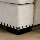 Germaine - Ivory - Stationary Sofa & Loveseat - 2pc - Ornate Home