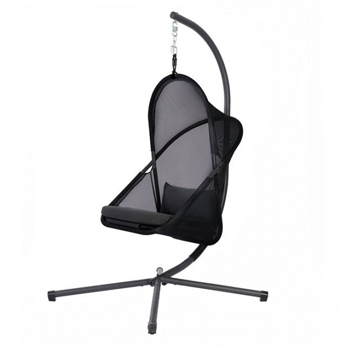 Crush Black Swing Chair