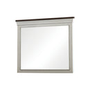 Hillcrest - White - Rectangular Dresser Mirror - Ornate Home