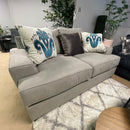 Renesmee Gray & Silver Stationary Loveseat