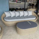 Pismo Gray Outdoor Seating Group w/ Coffee Table / 4pc