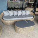 Pismo Gray Outdoor Seating Group w/ Coffee Table / 4pc