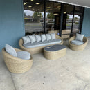 Pismo Gray Outdoor Seating Group w/ Coffee Table / 4pc