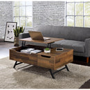 [DECEMBER SPECIAL] Throm - Walnut - Coffee Table w/ Lift Top & Storage - Ornate Home