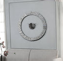 Kachina Mirrored & Faux Gems Wall Clock - Ornate Home