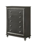 Kaitlyn Metallic Gray Chest - Ornate Home