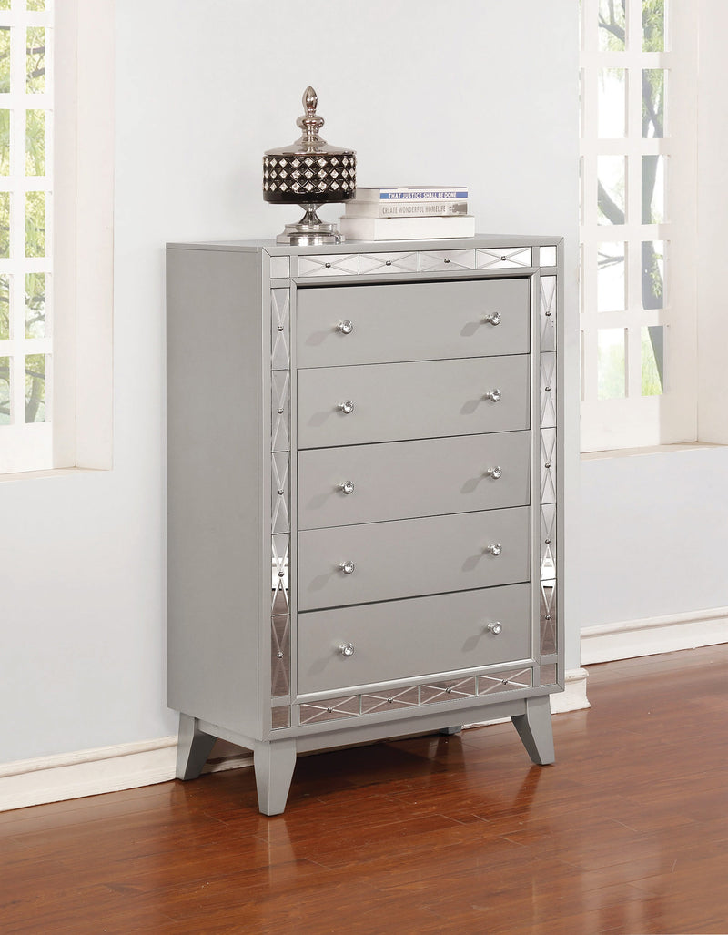 Leighton - Metallic Mercury - Chest - Ornate Home