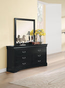 Louis Philippe III - Black - Dresser - Ornate Home