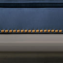 Martinique - Blue - Stationary Sofa & Loveseat - 2pc - Ornate Home