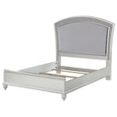 Maverick - Platinum - Panel Bed - Ornate Home