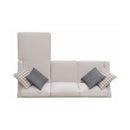 McLoughlin - Cream - L Shape Sectional Sofa - Ornate Home