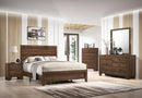 Millie Cherry Brown Panel Bedroom Set - Ornate Home