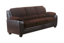 Monika - Chocolate - Sofa & Loveseat - Ornate Home
