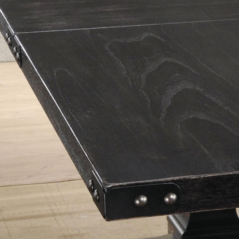 Morland Vintage Black Dining Table - Ornate Home