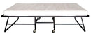 Framos Black & White Rollaway Bed w/ Polyfiber Mattress