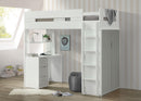 Nerice White & Gray Loft Bed - Ornate Home