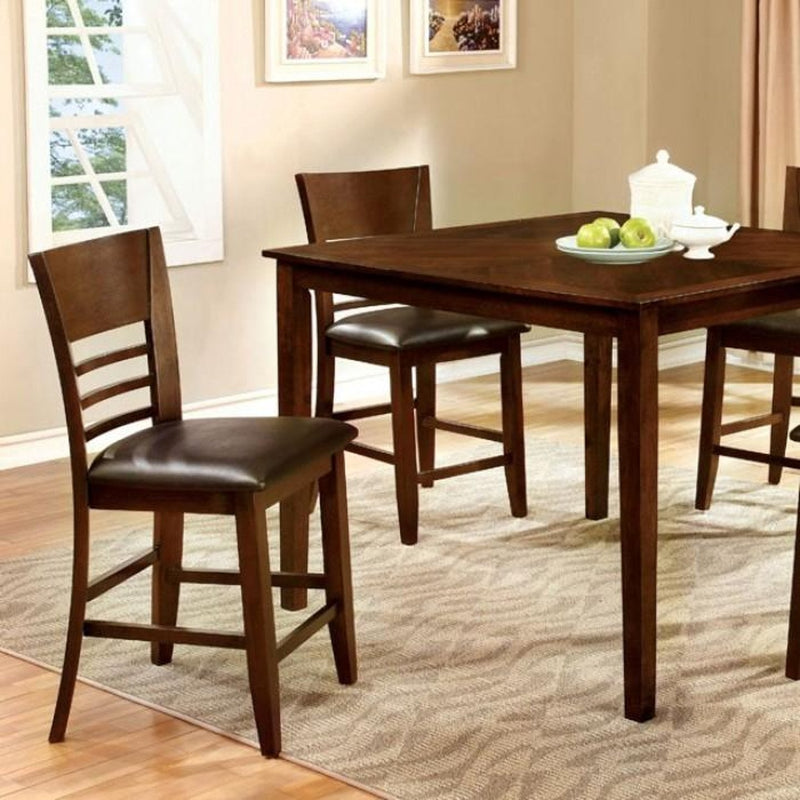 Hillsview Brown Cherry Dining Room Set / 5pc