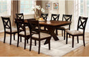 Liberta Dark Oak/Black/Beige Dining Table