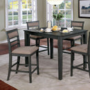 Fafnir Weathered Gray & Beige Dining Room Set (Set of 5)