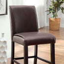 Gladstone Dark Walnut Counter Height Chair (Set of 2)