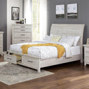 Shawnette Antique White Cal.King Bed