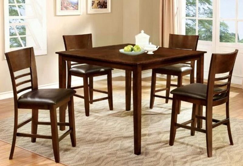 Hillsview Brown Cherry Dining Room Set / 5pc
