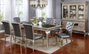 Amina Champagne Dining Room Set / 7pc
