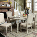 Holcroft Antique White & Ivory Dining Room Set / 9pc