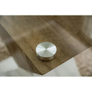Bima Tempered Glass Top Rectangular Dining Table