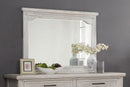 Shawnette Antique White Mirror