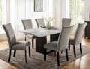 Kian White/Black 7pc Dining Room Set
