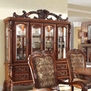 Medieve Antique Oak Curio/Hutch Buffet