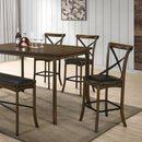 Buhl Burnished Oak Counter Height Table
