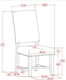 Parsons - Grey - Side Chairs (Set of 2) - Ornate Home