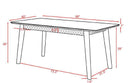 Partridge - Natural Sheesham - Dining Table - Ornate Home