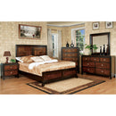 Patra - Acacia & Walnut - Queen Bedroom Set / 4pc - Ornate Home